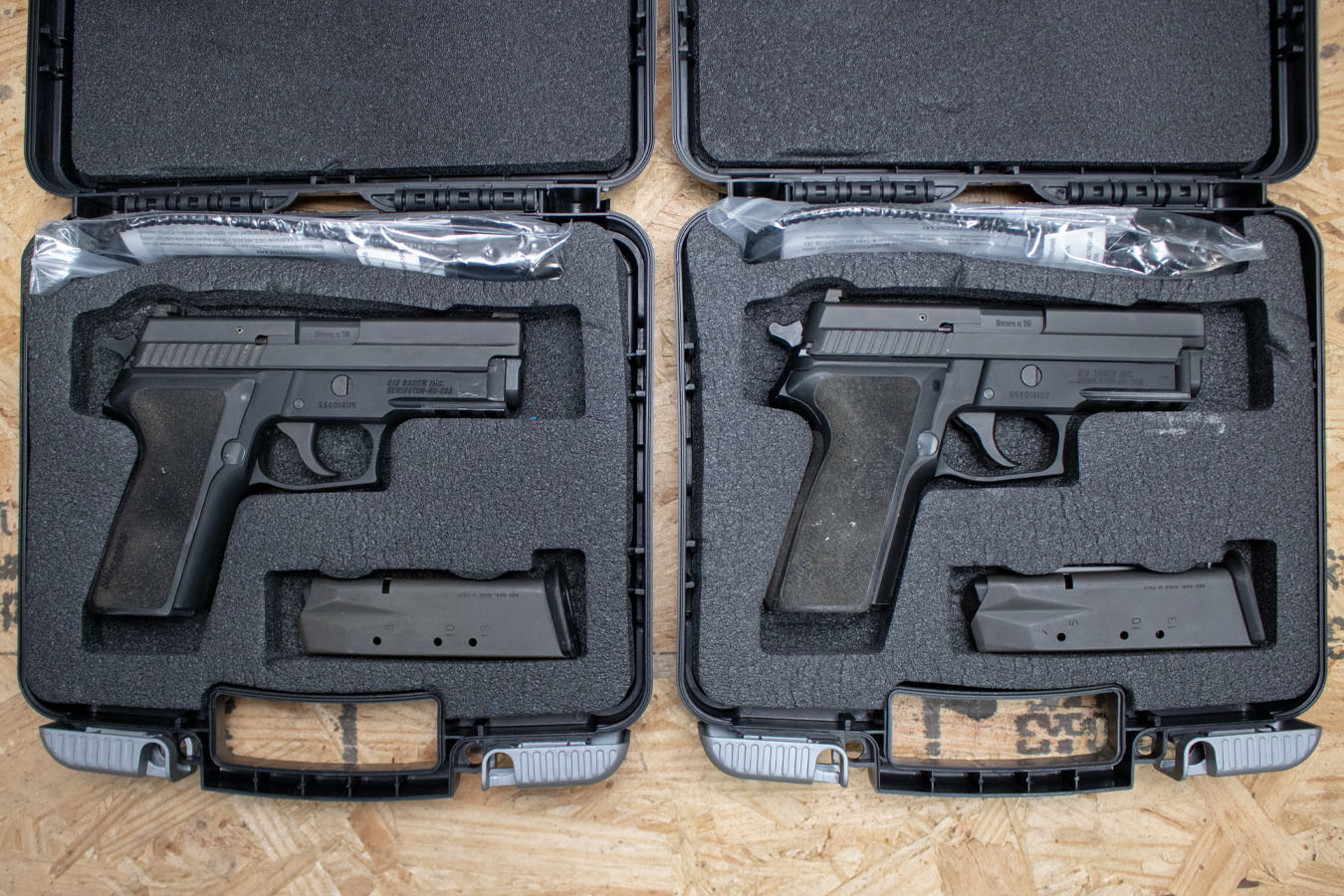 Sig Sauer P229 9mm Police Trade-In Pistol with SRT Trigger and Night Sights(Good Condition)