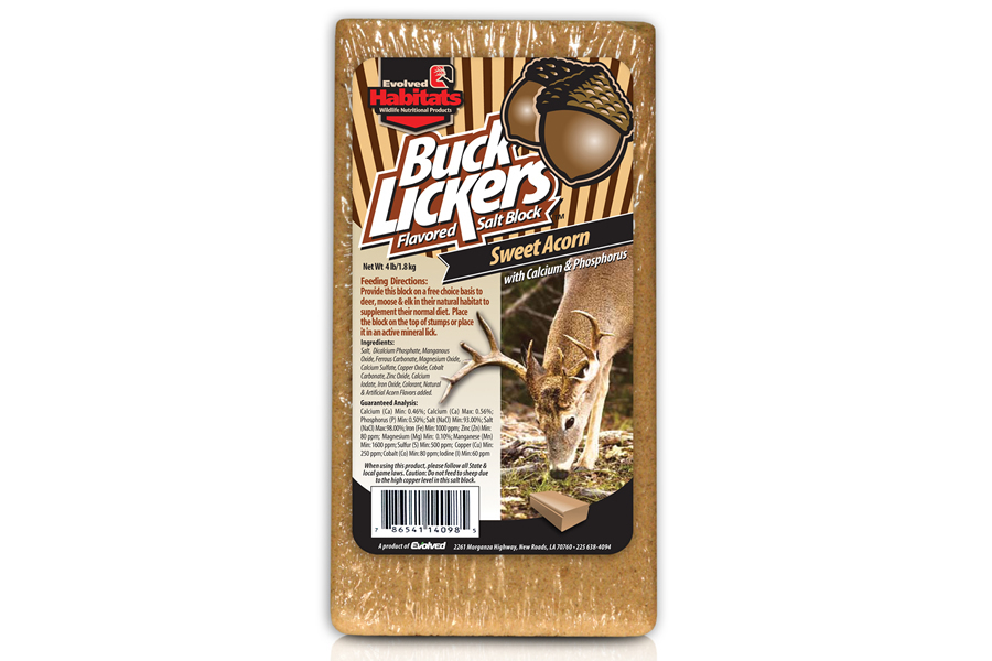 BUCK LICKER SWEET ACORN 4LB BLOCK