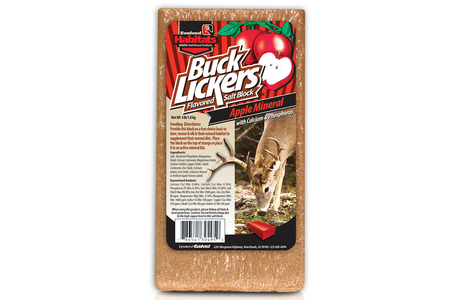 EVOLVED HABITATS BUCK LICKER APPLE 4LB BLOCK