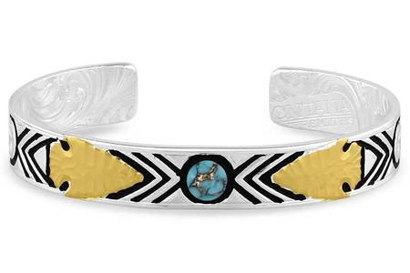 SOUTHWEST NIGHTS ARROWHEAD TURQ BRACELET