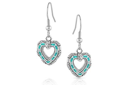 LOVE CONQUERS ALL HEART EARRINGS