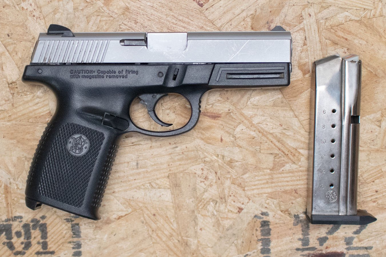 Smith & Wesson SW9VE 9mm Police Trade-In Pistol with Two-Tone Finish