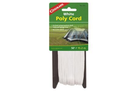 POLY CORD - WHITE - 50` 