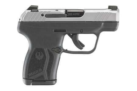 RUGER LCP MAX 380 STAINLESS SLIDE 2.8 IN BBL 10 RD MAG