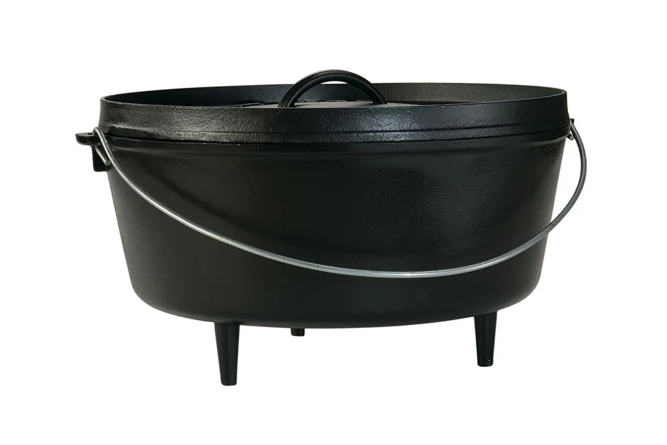 Lodge Cookware 14 inch/ 10 Quart Deep Camp Dutch Oven