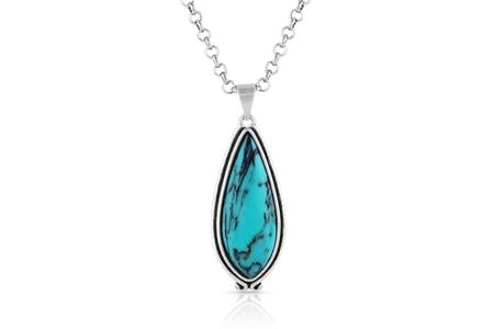 OASIS WATERS OVAL TURQUOISE NECKLACE