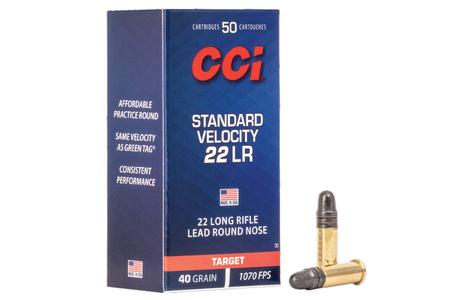 CCI AMMUNITION 22 LR 40 gr LRN Standard Velocity 50/Box
