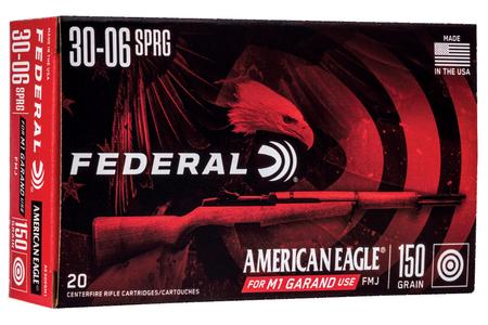 Federal 30-06 Springfield 150 gr FMJ M1 Garand 20/Box