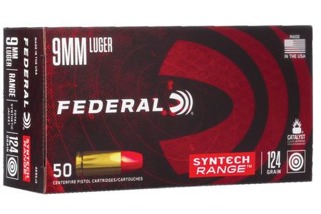 Federal 9mm Luger 124 gr Total Synthetic Jacket Syntech 50/Box