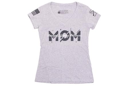 MOM MANAGES V NECK SS TEE