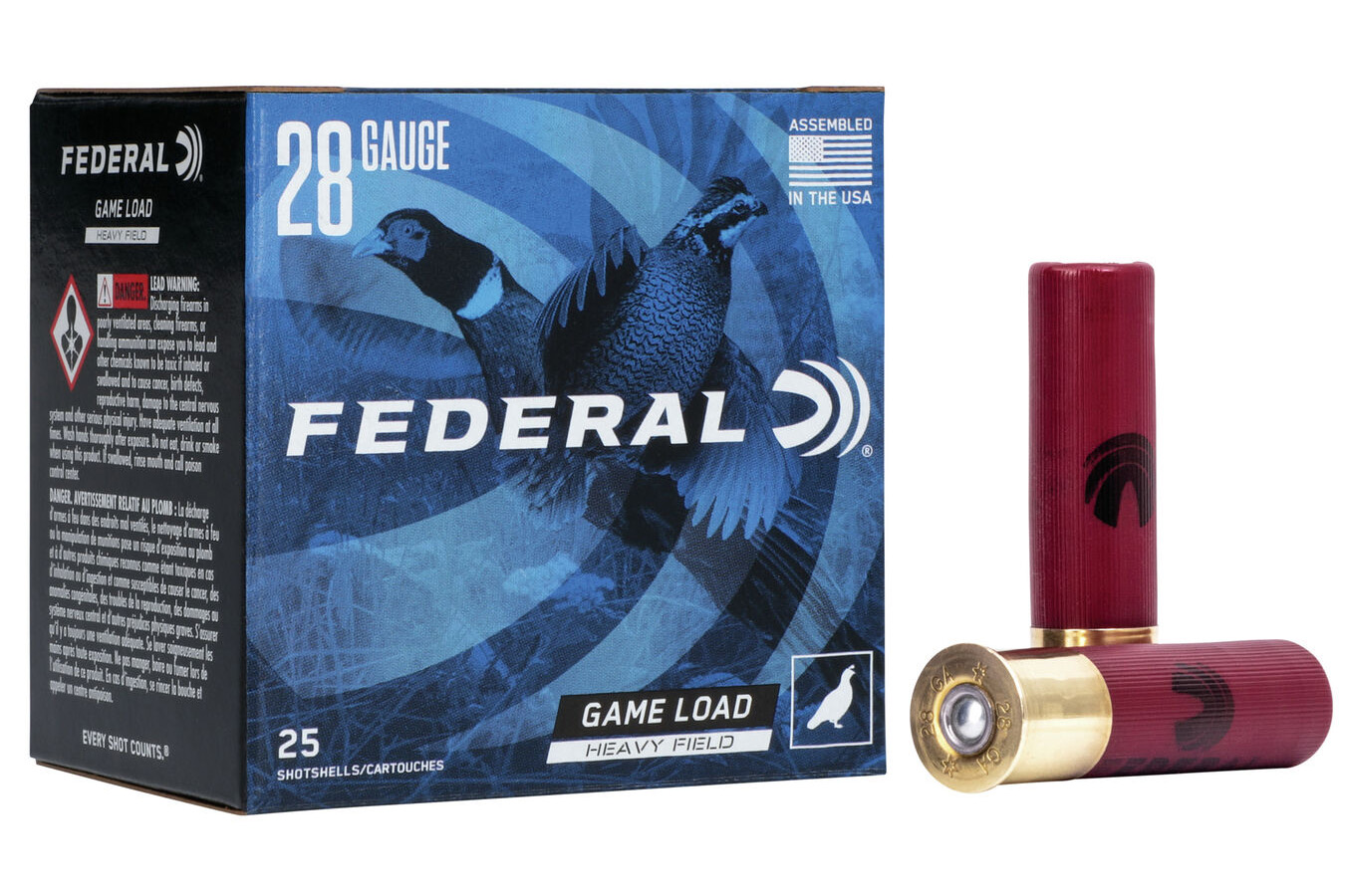 Federal 28 Gauge 2-3/4 in 6 Game-Shok Heavy Field