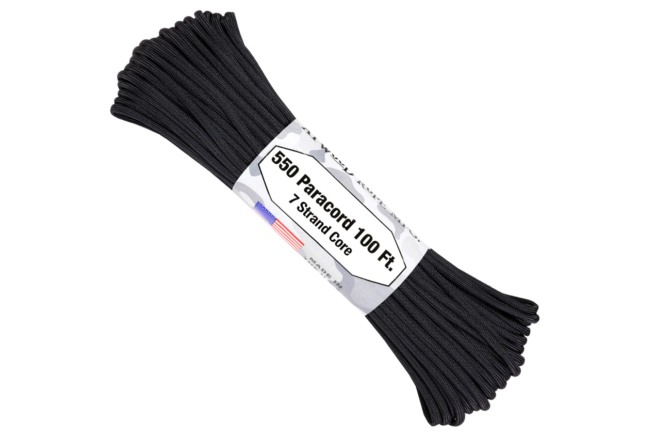 Atwood 550 Paracord - Black 100ft