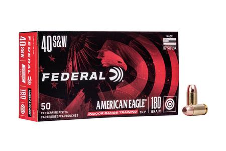 Federal 40SW 180 gr TMJ American Eagle Indoor Range Training 50/Box