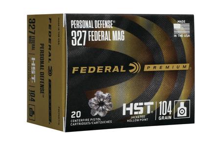 Federal 327 Federal Magnum 104 gr HST JHP Personal Defense 20/Box