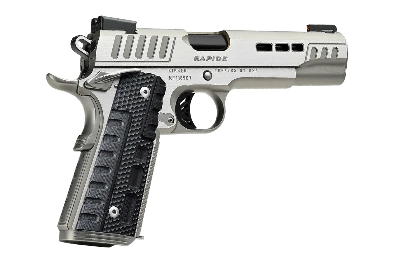 Kimber Rapide Frost 45 ACP 1911 Pistol with Day/Night Sights and G10 Grips