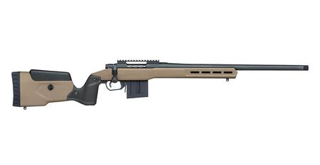 PATRIOT LR 6.5 CREEDMOOR BOLT-ACTION RIFLE WITH 22 INCH BULL BARREL AND FDE STOC