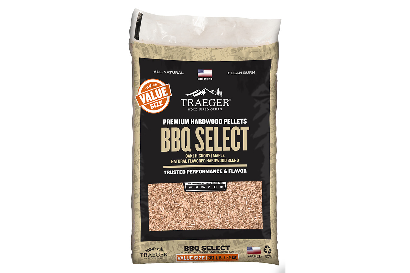 BBQ SELECT 30LBS PELLETS