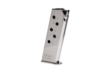 WALTHER PPK 380 AUTO 6 RD MAG (NICKEL) LE