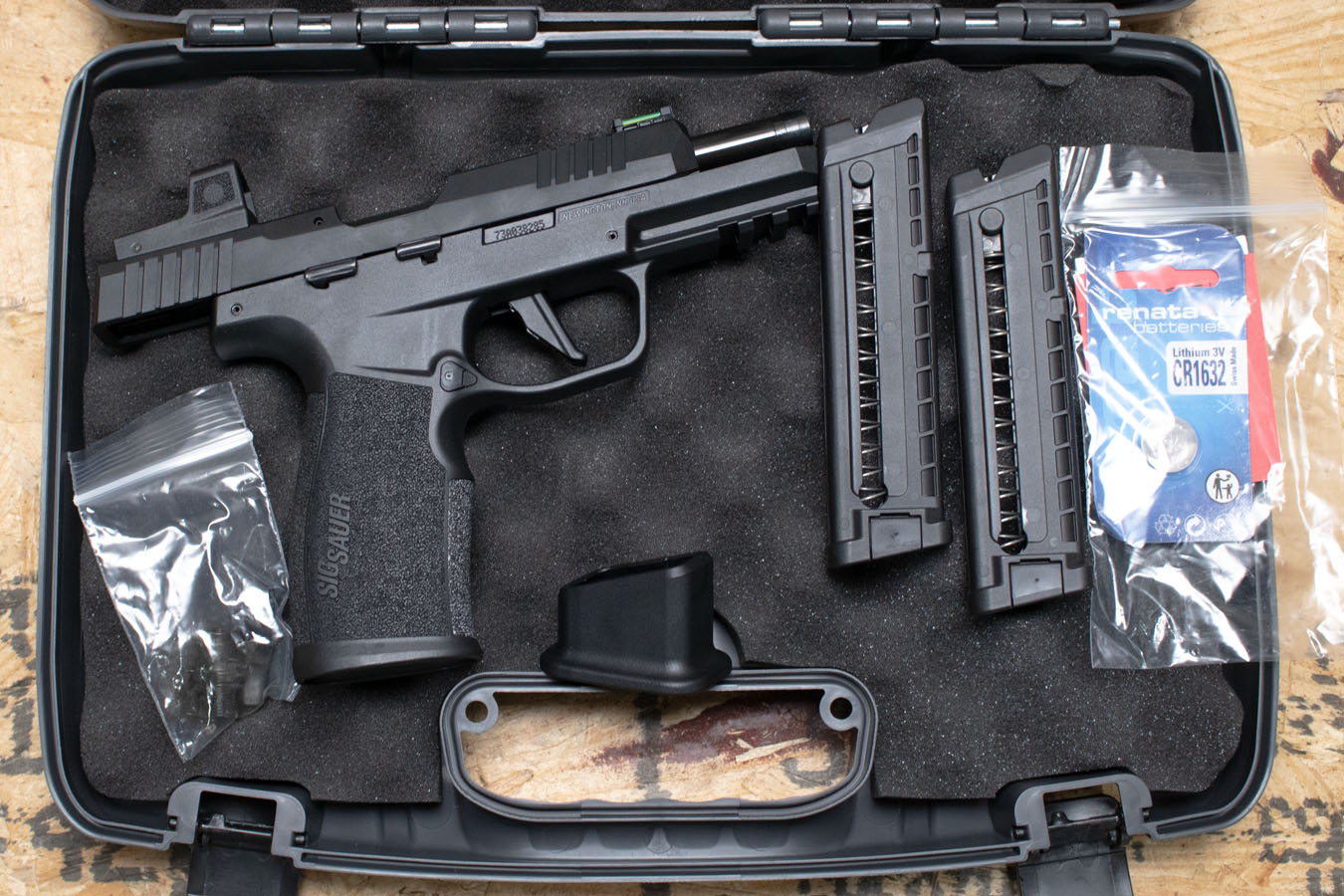 Sig Sauer P322 22LR Used Trade-In Pistol w/Two Mags, Red Dot, Accessories