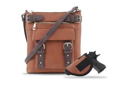 HANNAH CONCEALED CARRY LOCK AND KEY CROSSBODY