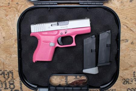 Glock 19 Gen5 9mm Pistol with Cerakote Pink Champagne Frame and Shimmering  Aluminum Cerakote Slide - Sportsmans Gunshop
