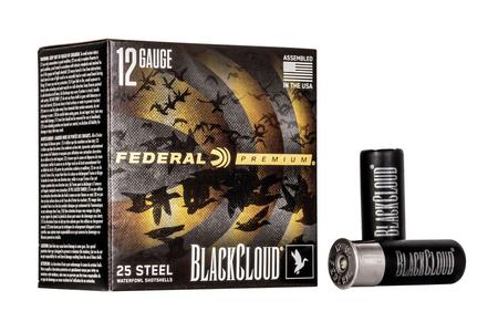 Federal 12 Gauge 2-3/4-inch 1-1/8 oz 3 Shot Black Cloud FS Steel 25/Box