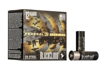 Federal 12 Gauge 3-inch 1-1/4 oz 2 Shot Black Cloud FS Steel 25/Box