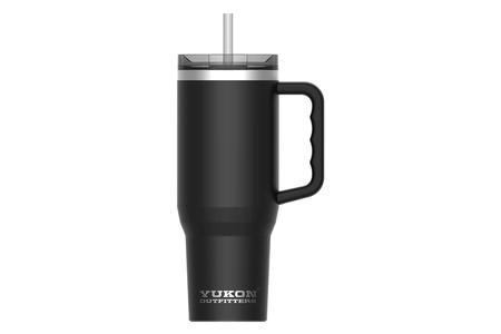 YUKON OUTFITTERS YUKON 40OZ TUMBLER WITH HANDLE BLACK