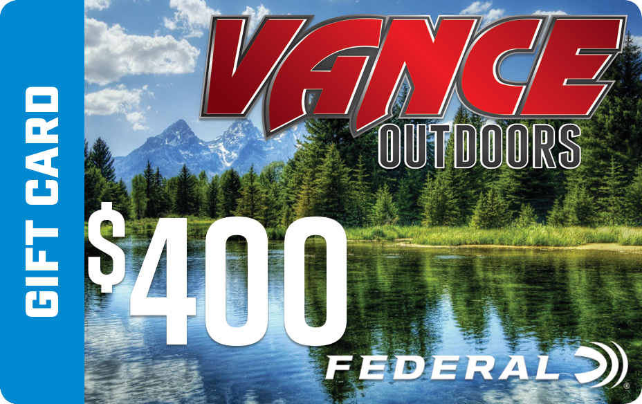 Vance Outdoors $400 Gift Card (with eligible purchase) for Sale, Online  Gifts & Novelties Store
