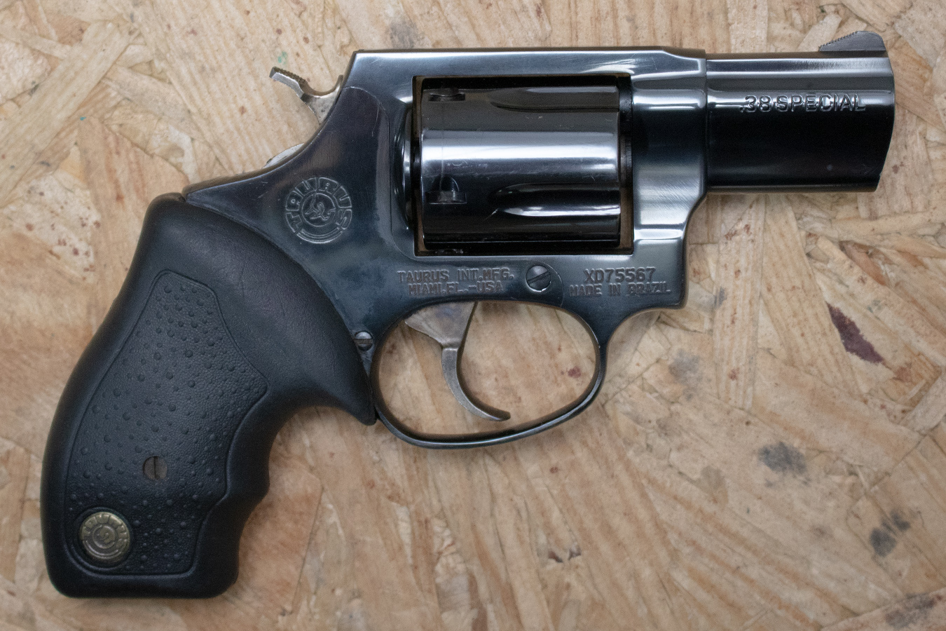 Taurus 85 38 Special Police Trade-In Revolver with Rubber Grips