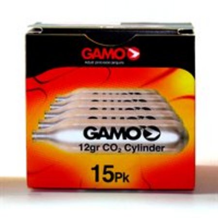 GAMO 12 GRAM CO2 CYLINDERS (15 PK)