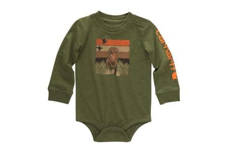 INFANT BOYS DOG LS BODYSUIT