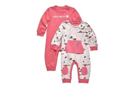 INFANT GIRLS COVERALL 2PC SET
