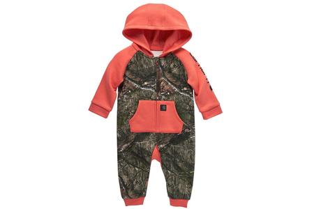 INFANT GIRLS HOODED COVERALL