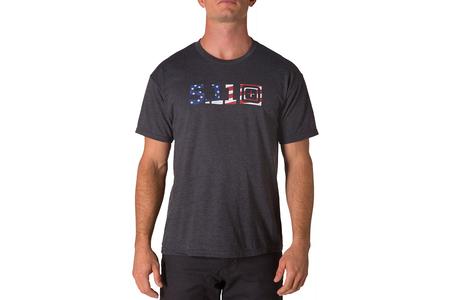 USA FLAG FILL SS TEE