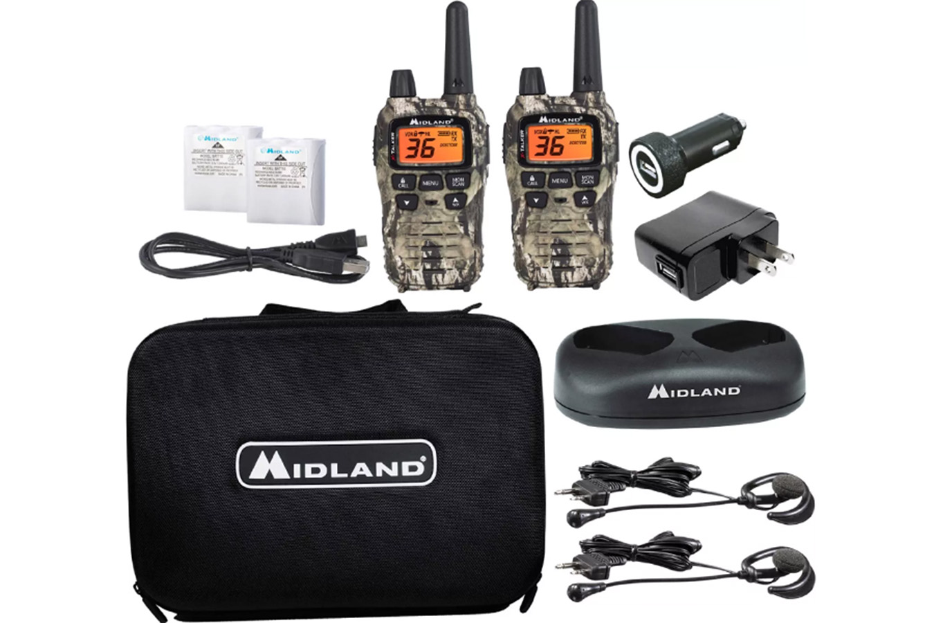 Midland X-Talker Extreme Two Way Radio Bundle with Carrying Case ...