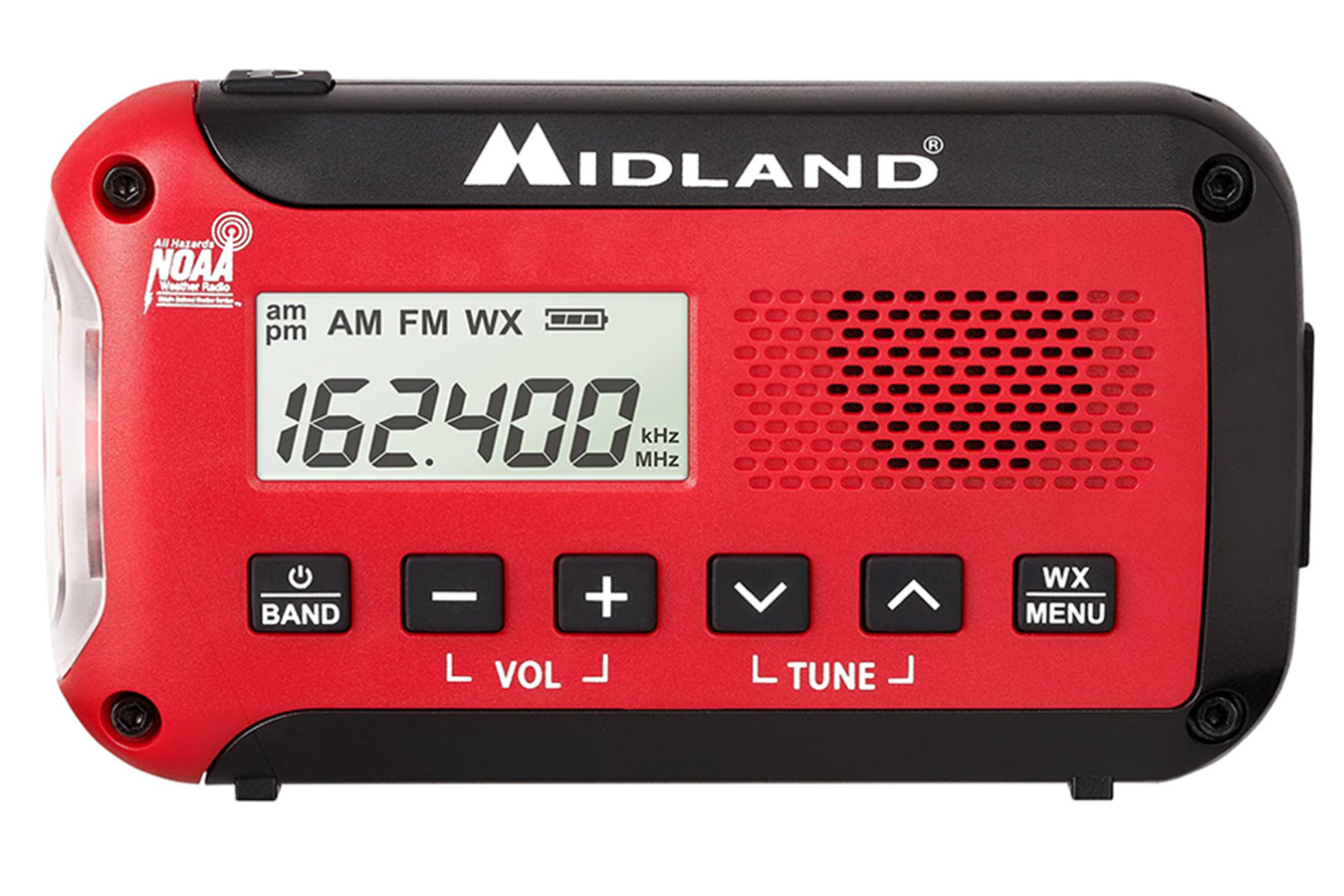 MIDLAND EMERGENCY WEATHER RADIO- BATTERIES INCLUDED 