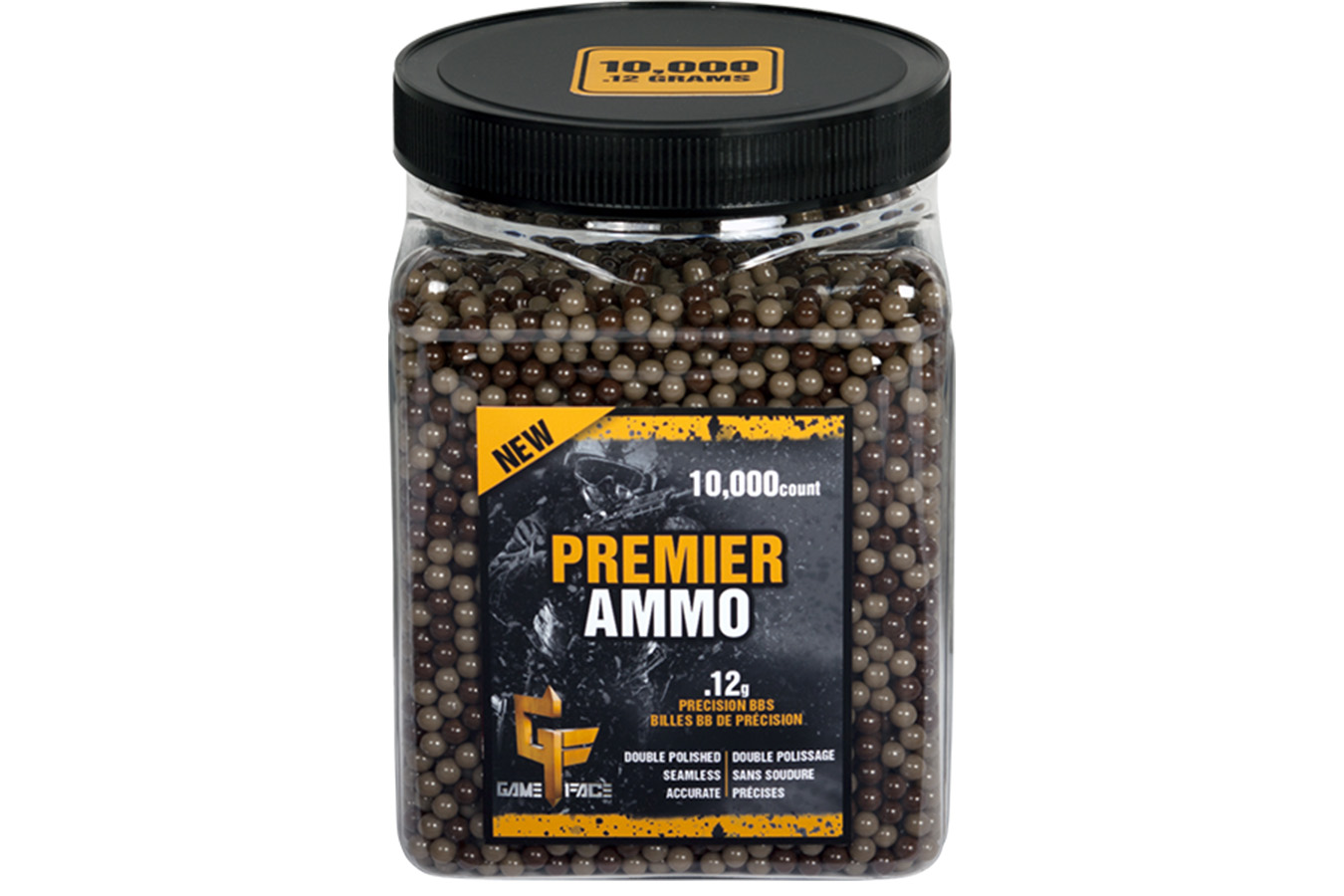 Crosman Game Face Premier Airsoft Ammo (.12 grain)