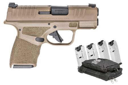 SPRINGFIELD HELLCAT 9MM FDE 3.1 INBBL 5 TOTAL MAGS