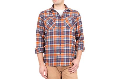 MENS BRUSHED COTTON FLANNEL SHIRT