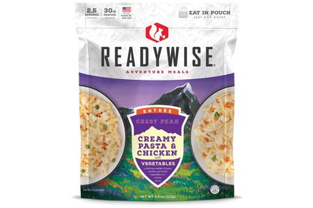 READYWISE CREAMY PASTA W/CHICKEN  VEGS