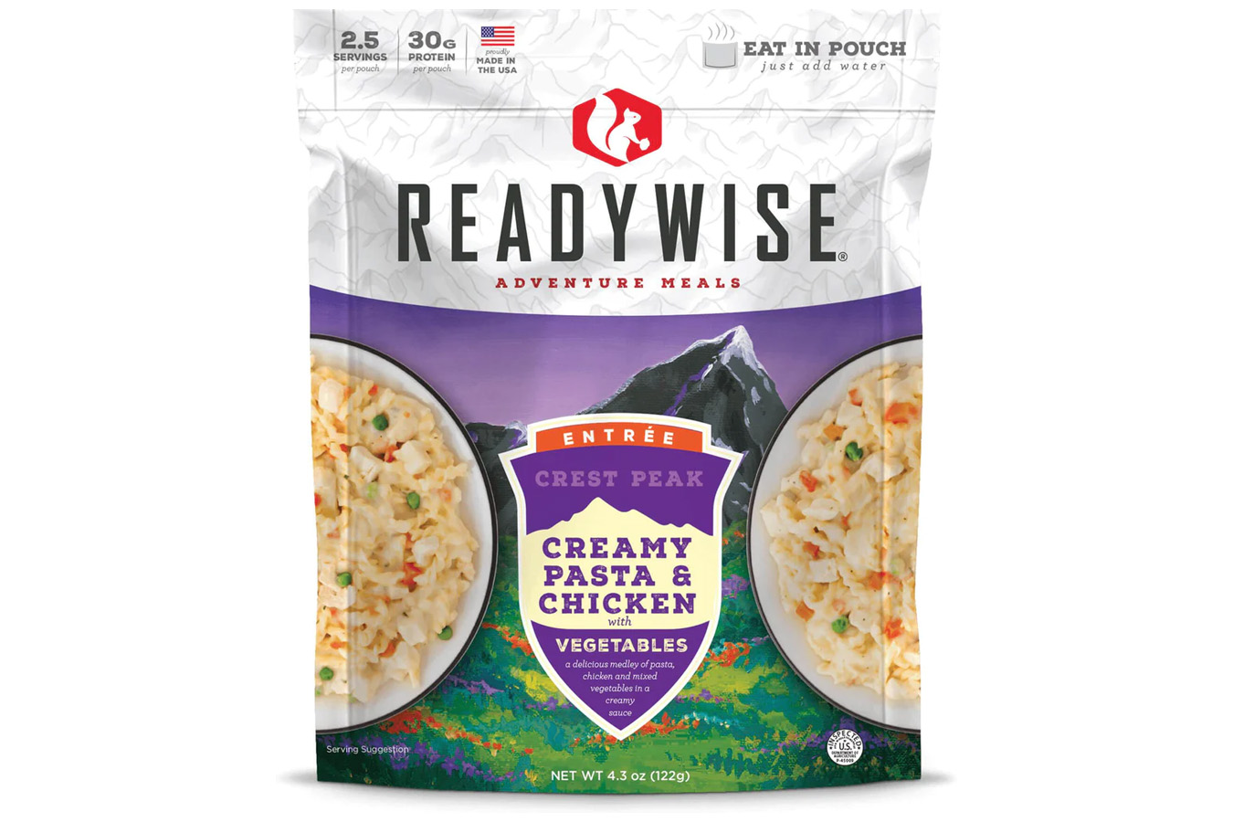 Readywise Crest Peak Creamy Pasta and Chicken