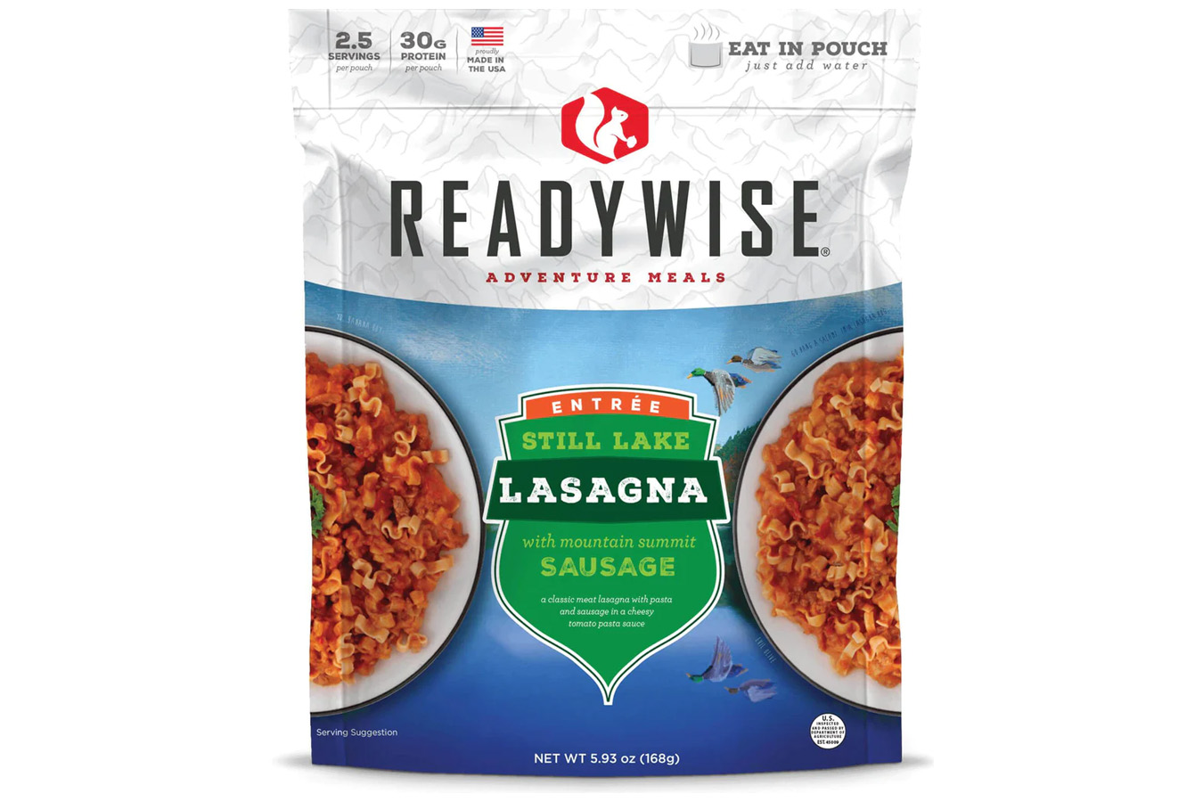 Readywise Still Lake Lasagna with Sausage