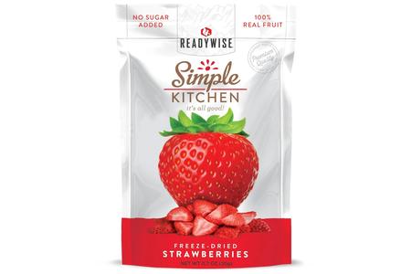 SIMPLE KITCHEN FD STRAWBERRIES  SINGLE POUCH SOLD AS 6CT PACK 