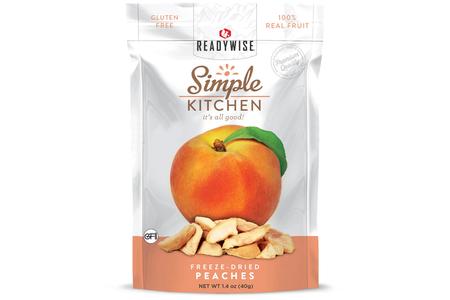 SIMPLE KITCHEN FD PEACHES SINGLE POUCH SOLD AS 6CT PACK  