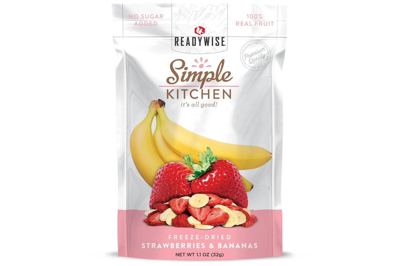 Readywise Freeze-Dried Strawberries and Bananas 6-Pack