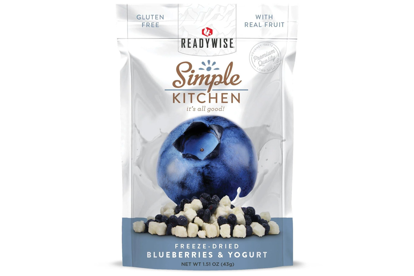 Readywise Freeze-Dried Blueberries and Yogurt 6-Pack