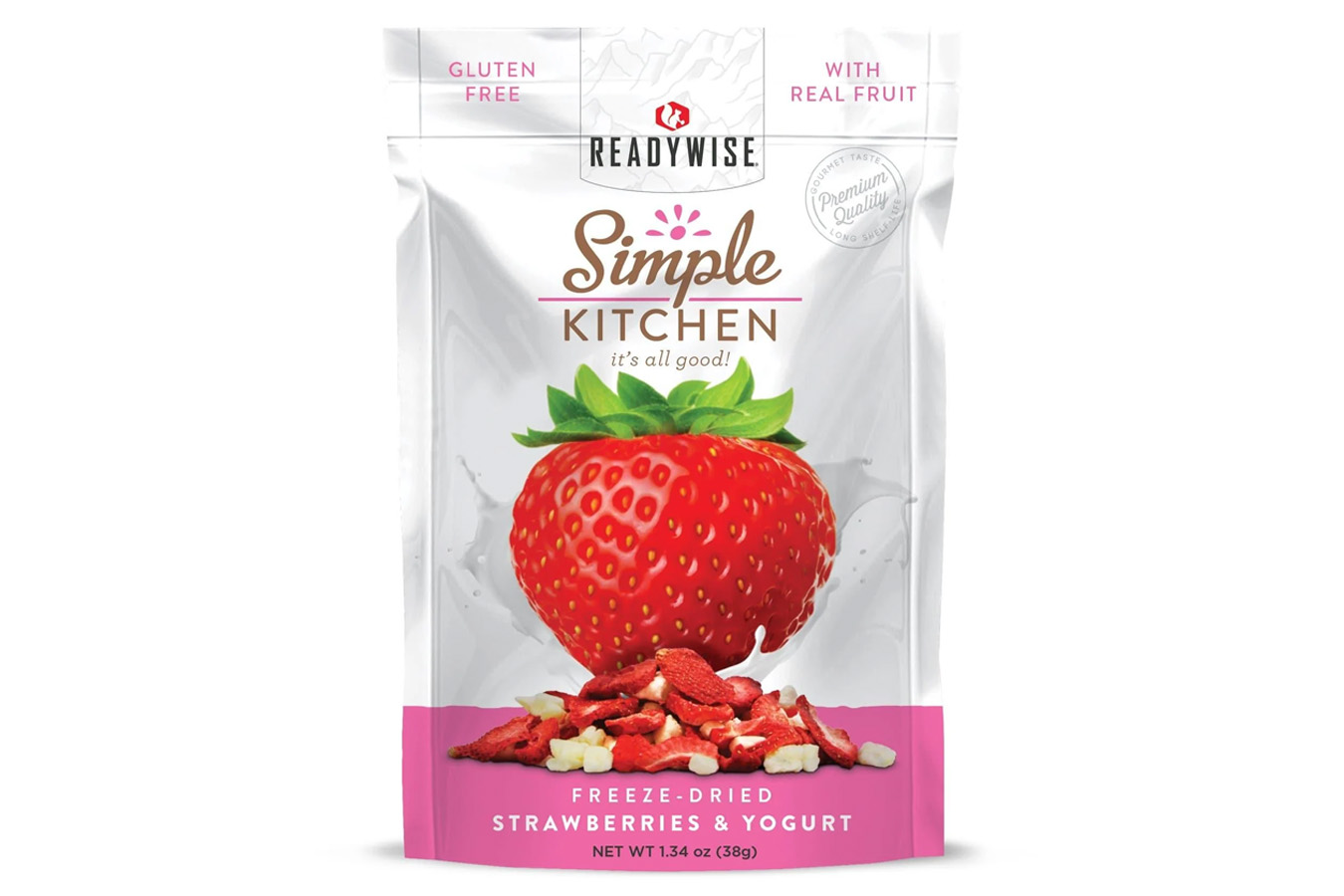 Readywise Freeze-Dried Strawberries and Yogurt 6-Pack