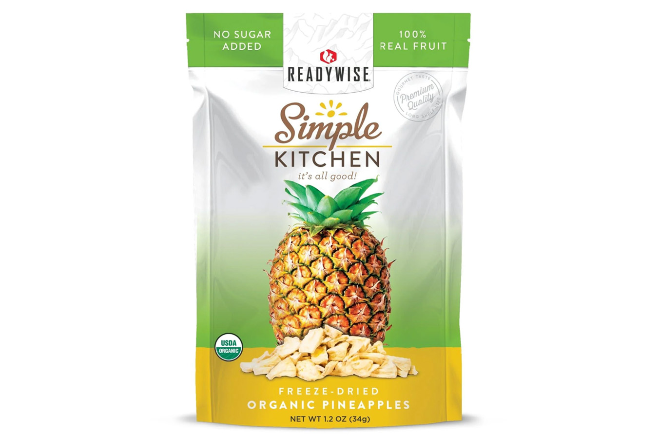 Readywise Organic Freeze-Dried Pinapple 6-Pack