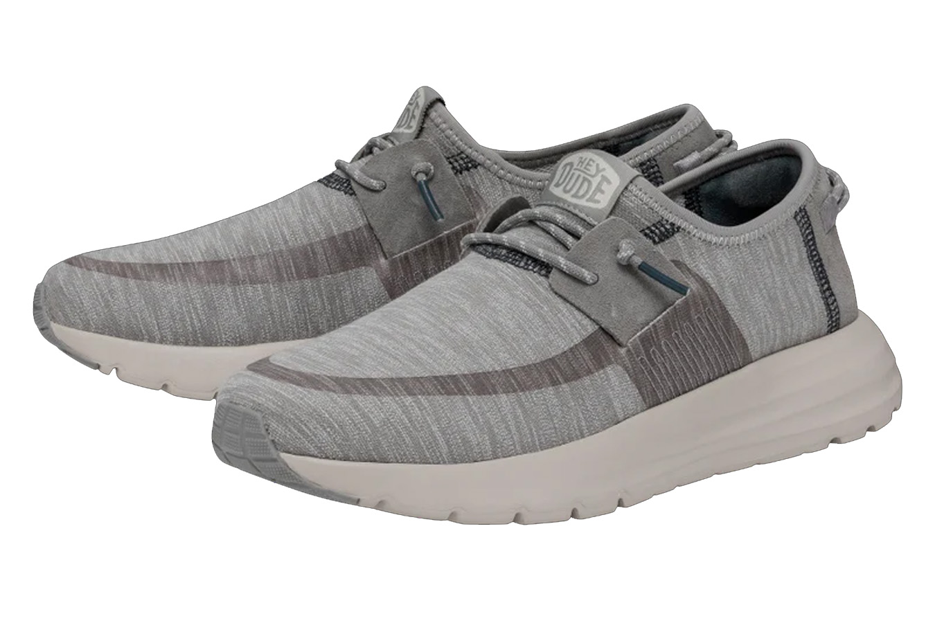 HEY DUDE SIROCCO DUAL KNIT LIGHT GREY